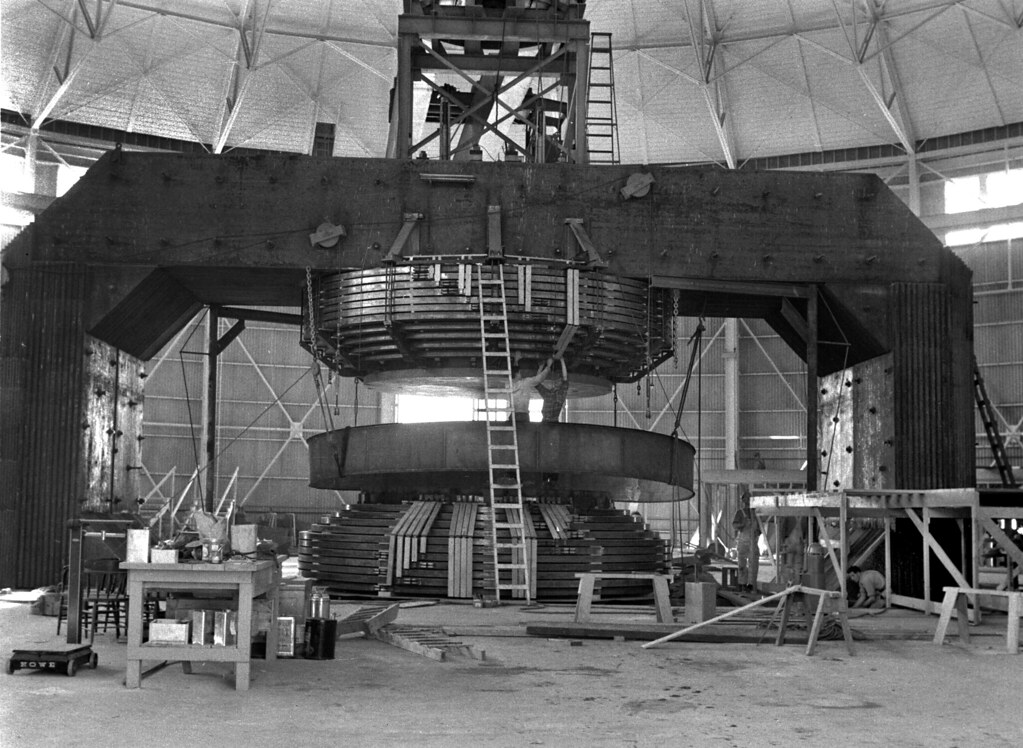 Modern cyclotron facility interior
